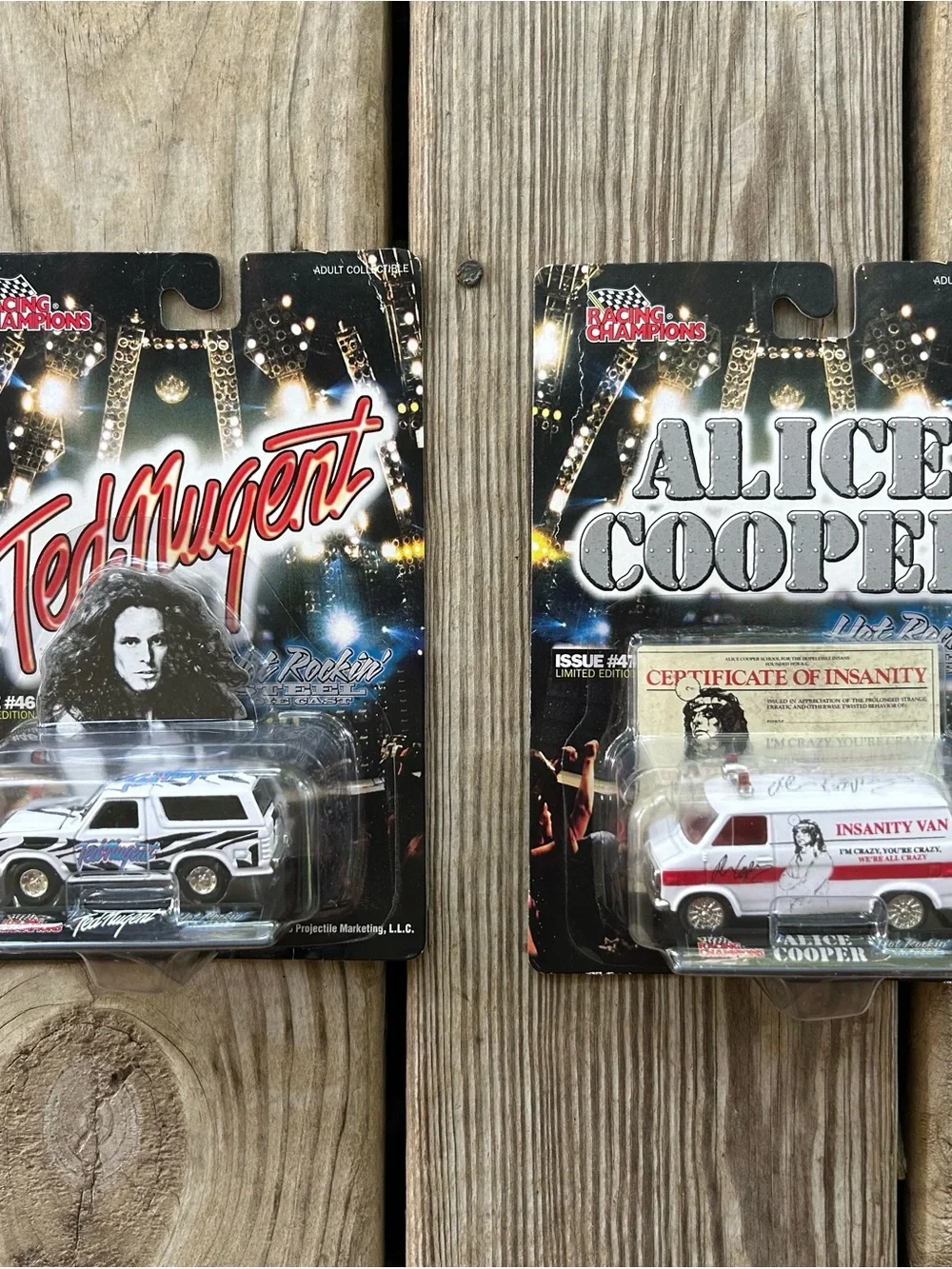 Ted Nugent & Alice Cooper Die-Cast